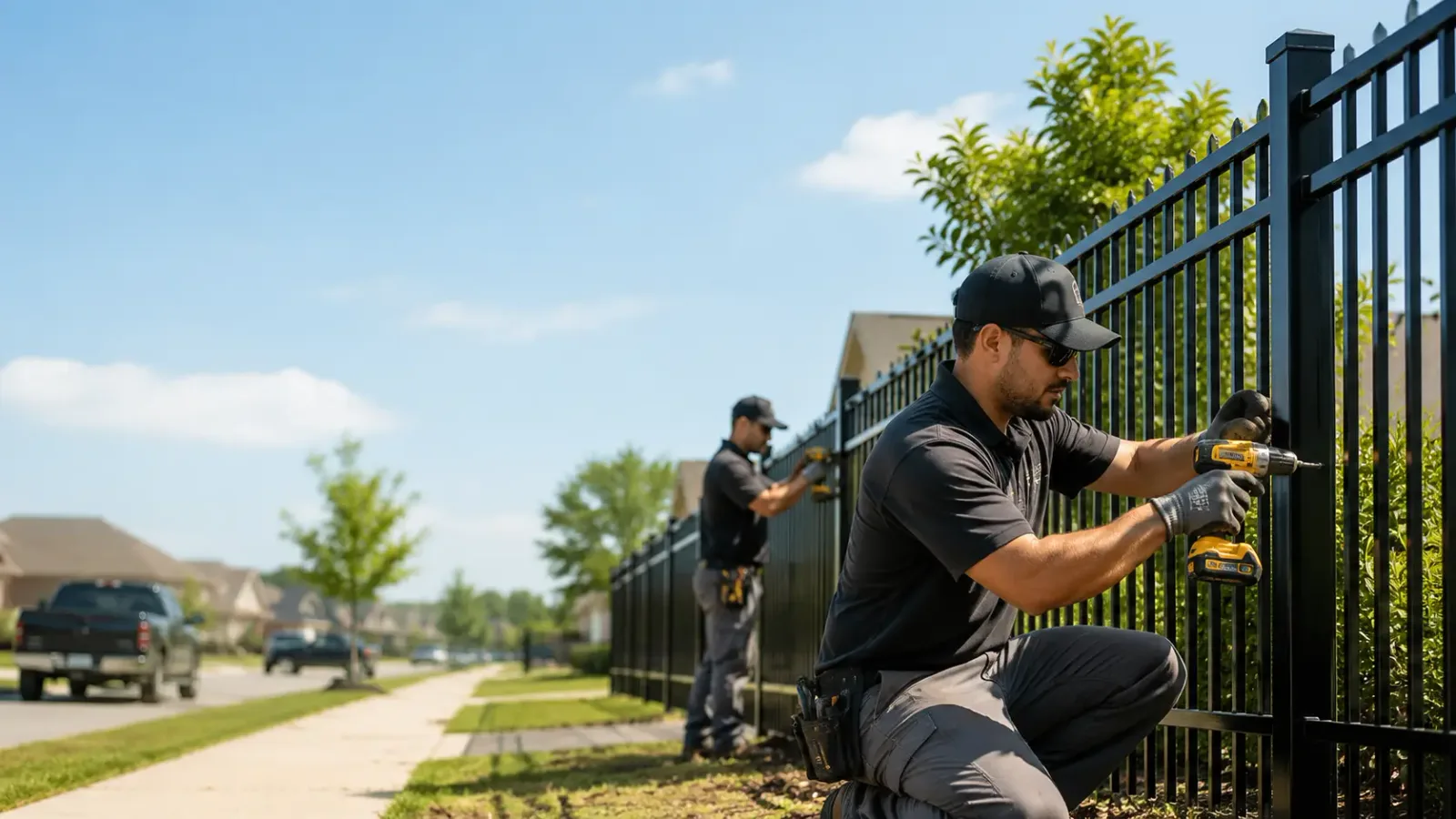 Metal Fence Installation in Leggett, TX
